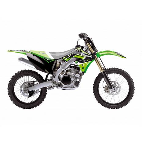 09-12 KXF250 DREAM 4 GRAPHIC, BLACKBIRD DECAL KIT 2418N