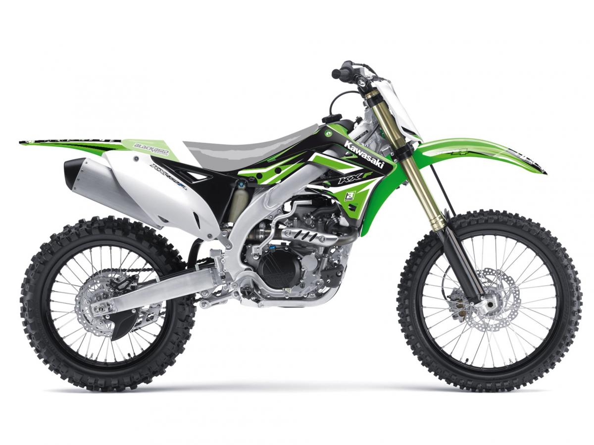 12-15 KXF450 DREAM 4 GRAPHIC, BLACKBIRD DECAL KIT 2420N, BB2420N