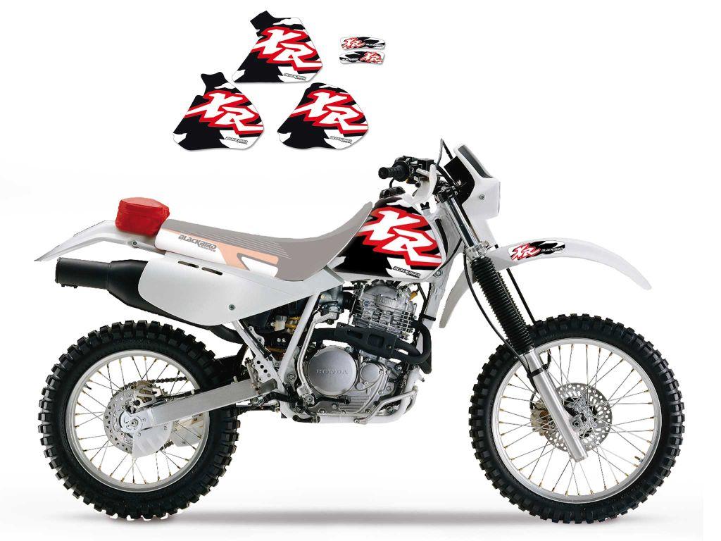 86-95 XR250 ORIGINAL GRAPHIC, BLACKBIRD DECAL KIT 2104