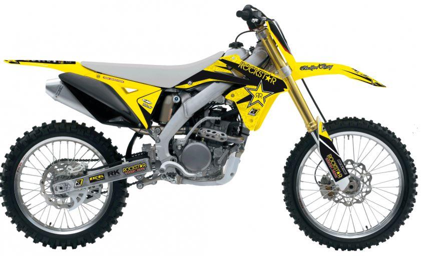 10-18 ROCKSTAR KIT RM-Z 250, BLACKBIRD GRAPHIC STICKER KIT 2319L
