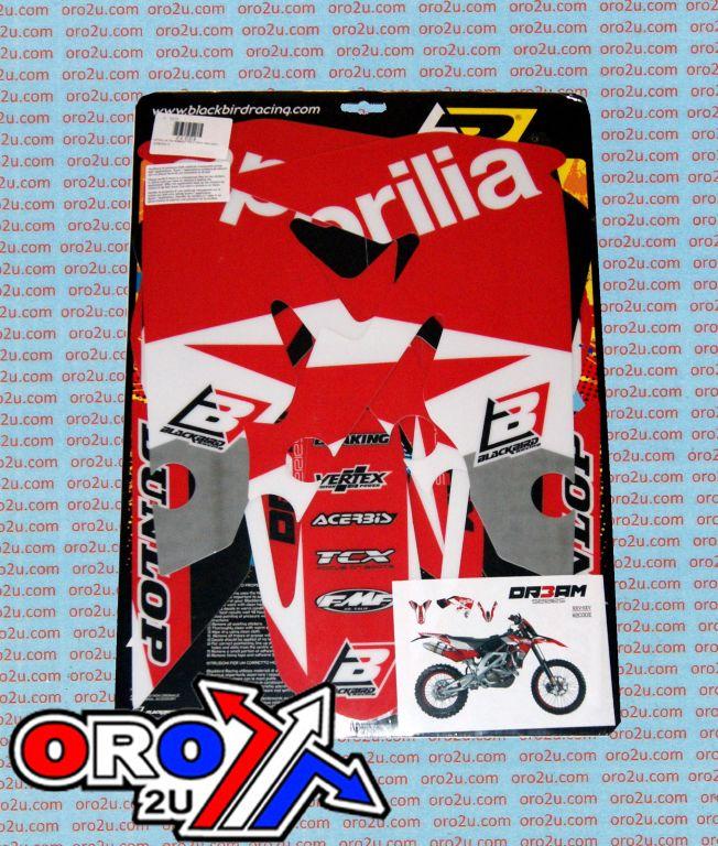 APRILIA RXV SXV 4stk DREAM 3, BLACKBIRD DECAL KIT 2C00E, BB2C00E