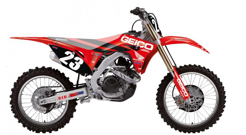 CRF250R/450R HONDA GEICO TEAM, BLACKBIRD 2146R19