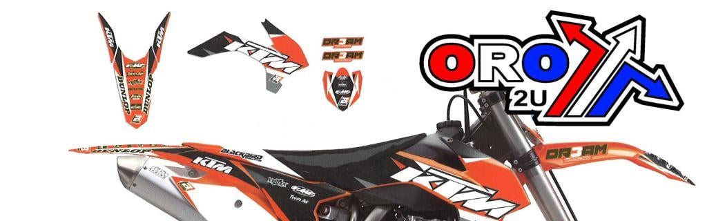 93-97 KTM250-360 DREAM 3, BLACKBIRD DECAL KIT 2531E, BB2531E