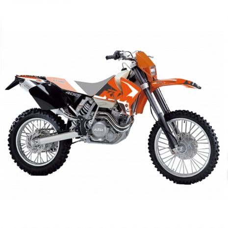 01-02 EXC KTM DREAM-4, BLACKBIRD DECAL KIT 2514N