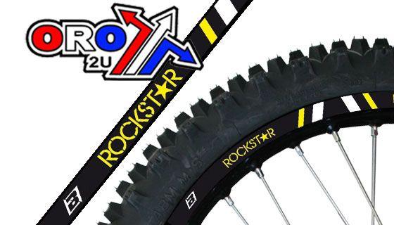 RIM STICKERS ROCKSTAR, BLACKBIRD 5068R/40
