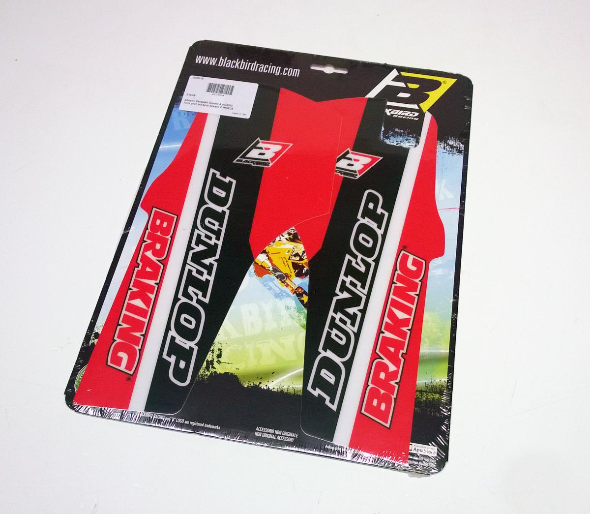 19-22 CRF FORK COVER DECAL, BLACKBIRD 5143N