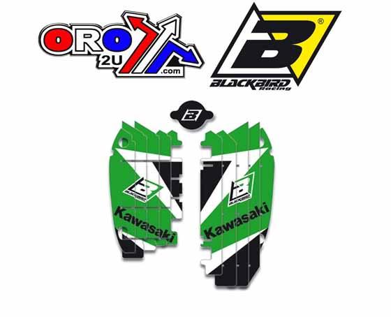 16-22 KX450F RAD LOUVER DECALS, BLACKBIRD A403E
