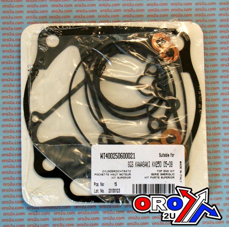 TOP END GASKET SET KAWASAKI KX 250 05-08, ATHENA P400250600021
