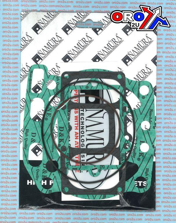 GASKET TOP SET 96-98 RM250, NAMURA NX-30028T KIT 5PCS