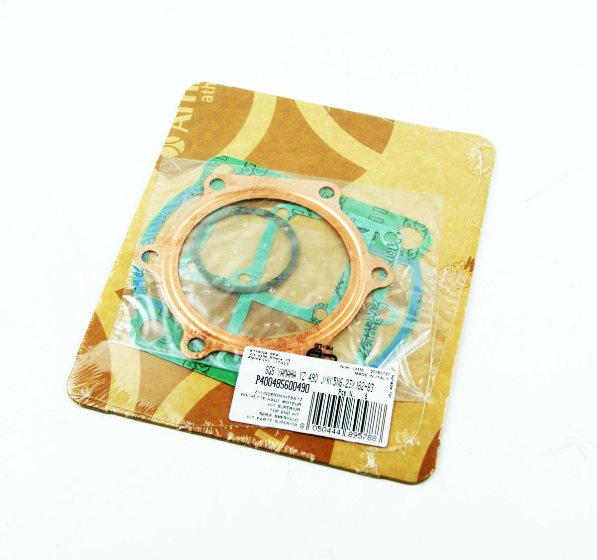 TOP END GASKET SET YAMAHA IT/TZ/YZ 490 82-83, ATHENA P400485600490