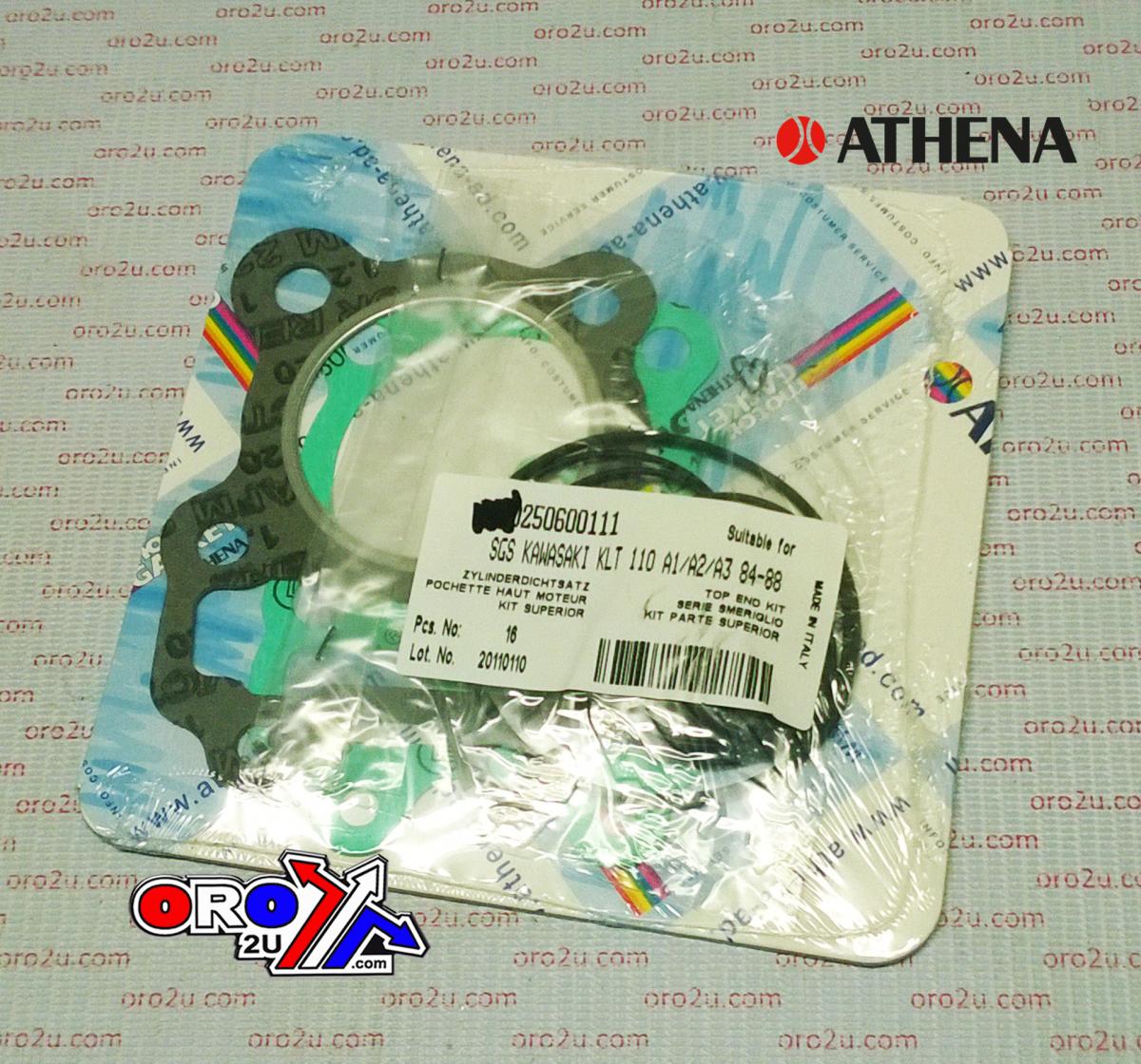 TOP END GASKET SET KAWASAKI KLF/KLT 110 84-88, ATHENA P400250600111