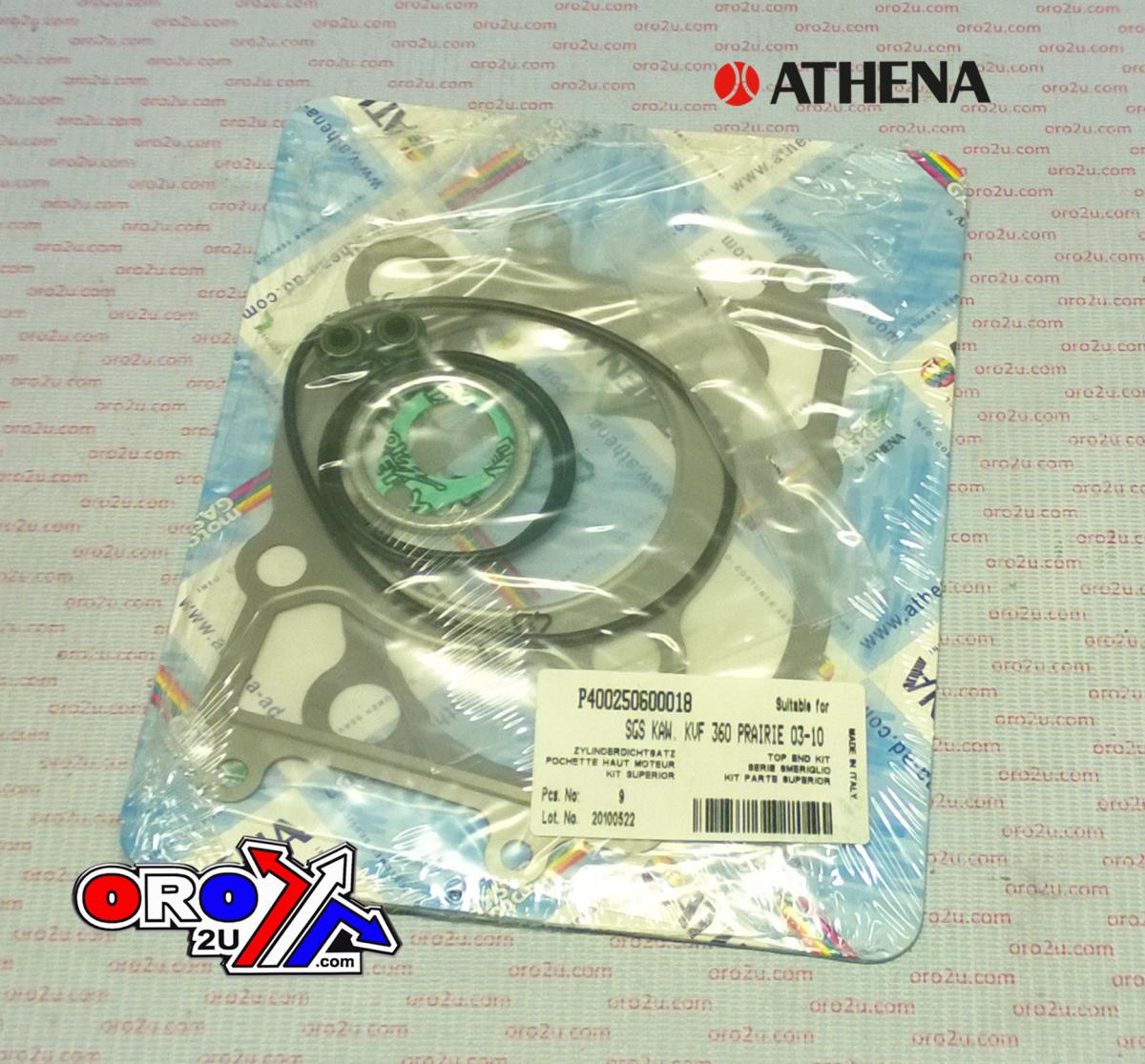 TOP END GASKET SET KAWASAKI KVF 360 03-13, ATHENA P400250600018 PRAIRIE