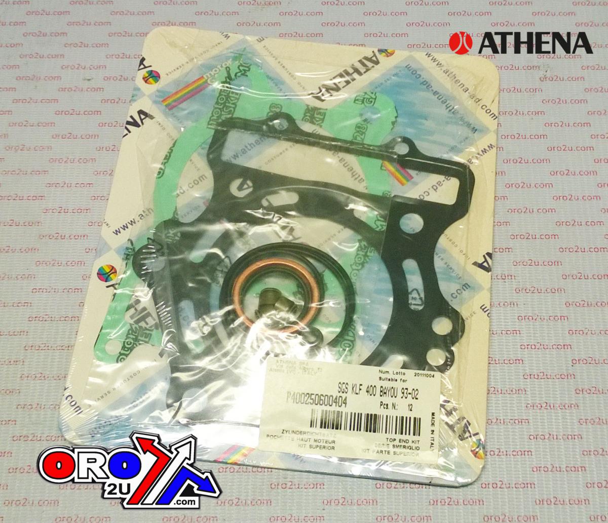 TOP END GASKET SET KAWASAKI KLF/KVF 400 93-02, ATHENA P400250600404 BAYOU
