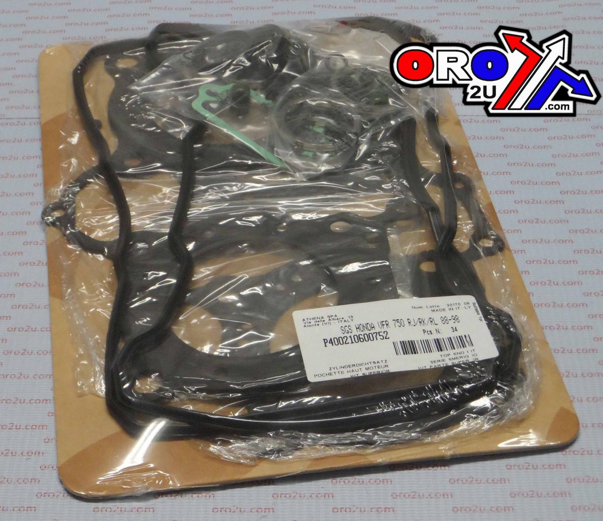 TOP END GASKET SET HONDA VFR 750 88-98, ATHENA P400210600752