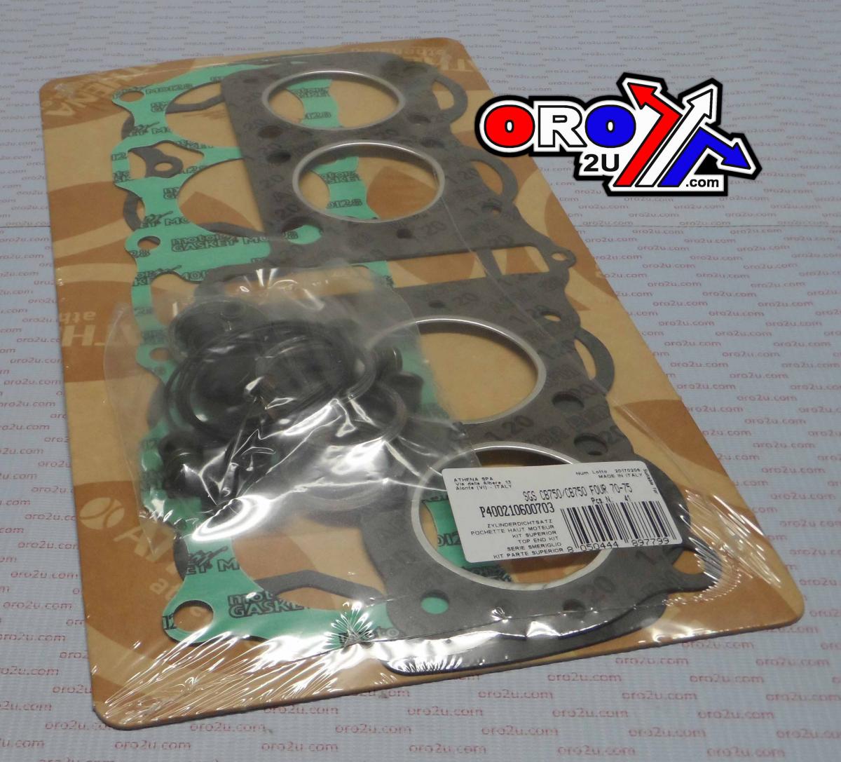 TOP END GASKET SET HONDA CB FOUR 750 70-75, ATHENA P400210600703