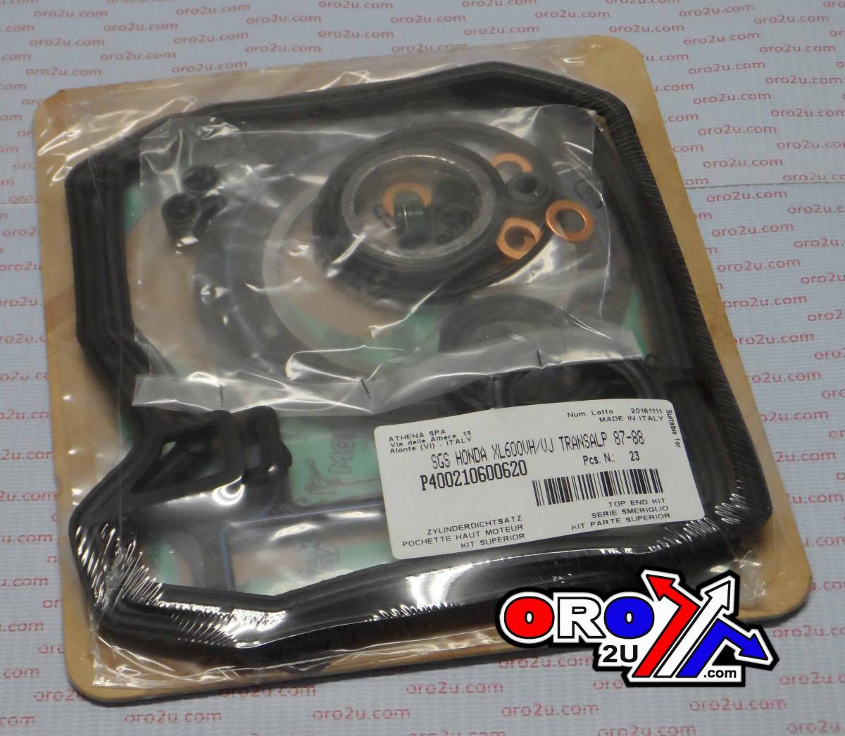 TOP END GASKET SET HONDA XL 600V 87-88, ATHENA P400210600620 TRANSALP