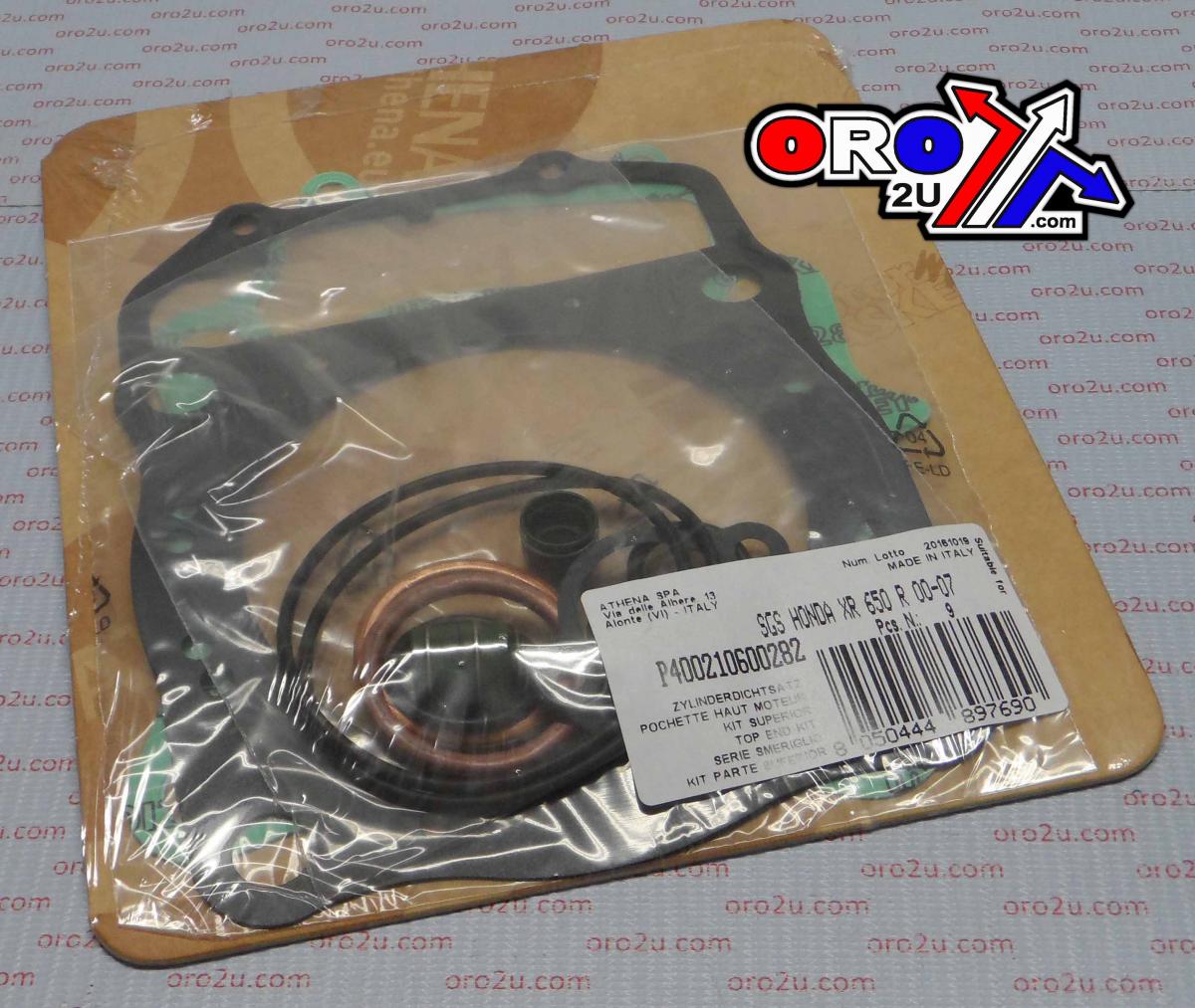 TOP END GASKET SET HONDA XL 600V 1989, ATHENA P400210600622 TRANSALP