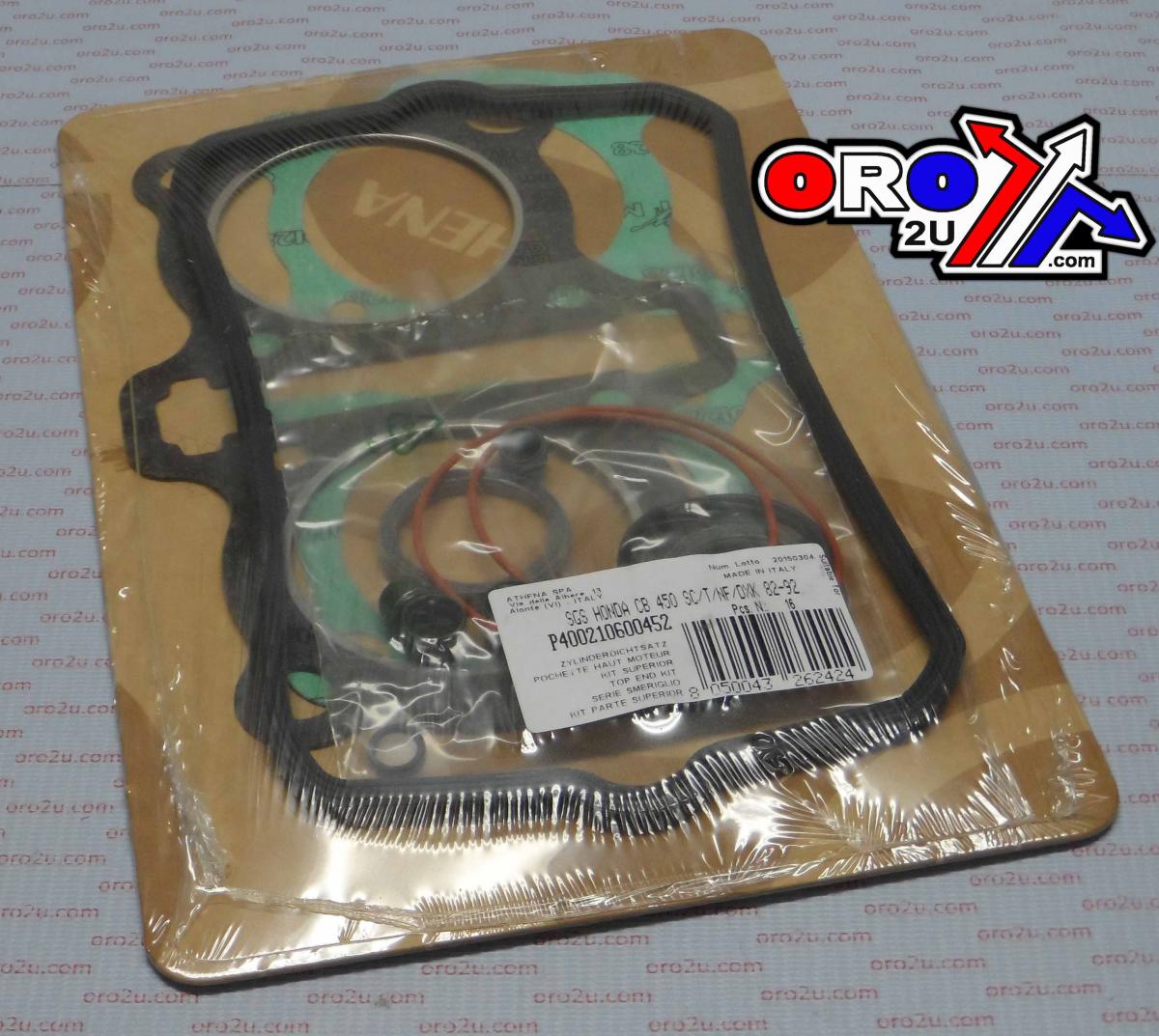 TOP END GASKET SET HONDA CB/CM 450 82-89, ATHENA P400210600452
