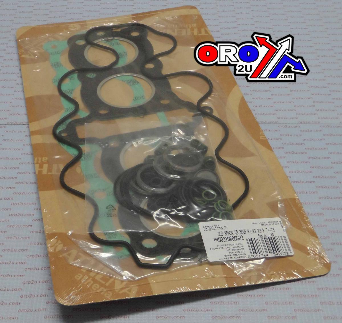 TOP END GASKET SET HONDA CB FOUR 500 71-73, ATHENA P400210600502