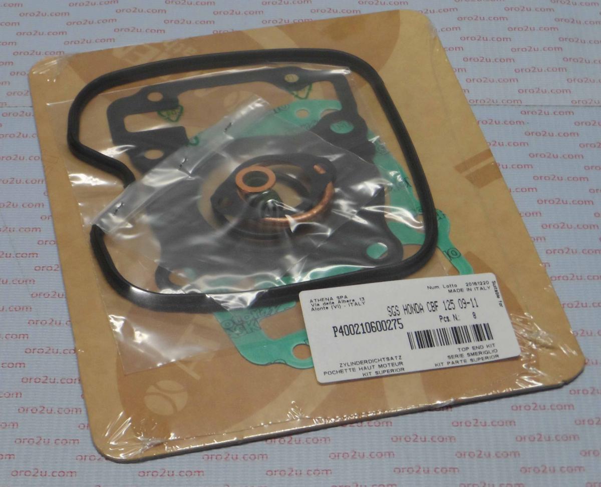 TOP END GASKET SET HONDA CBF 125 09-17, ATHENA P400210600275