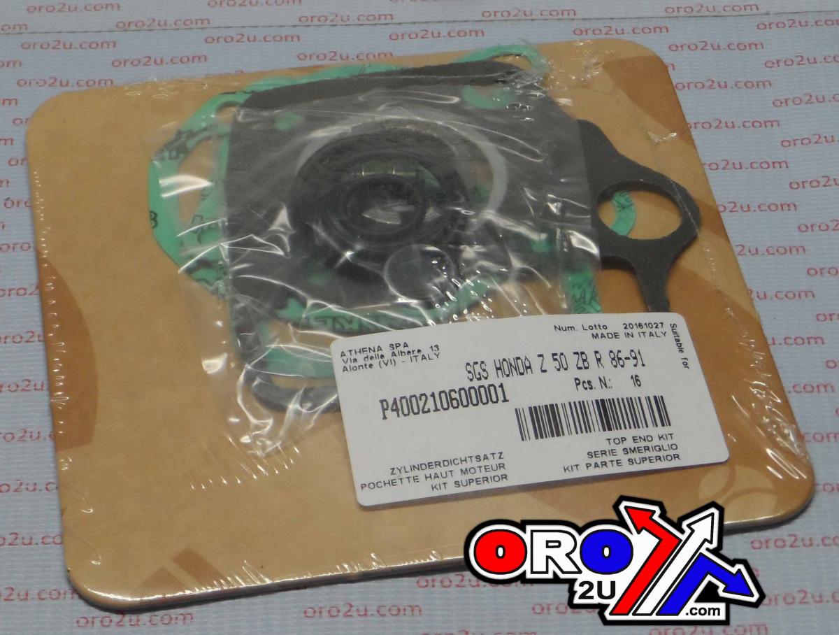 TOP END GASKET SET HONDA ZB/ZJ 50 88-91, ATHENA P400210600001 MONKEY