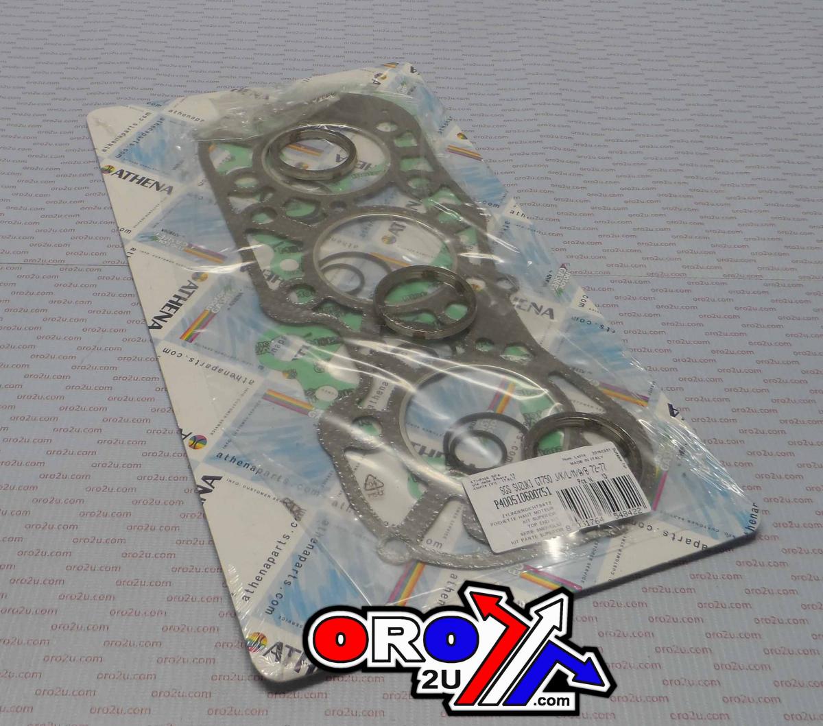 TOP END GASKET SET SUZUKI GT750 72-77, ATHENA P400510600751