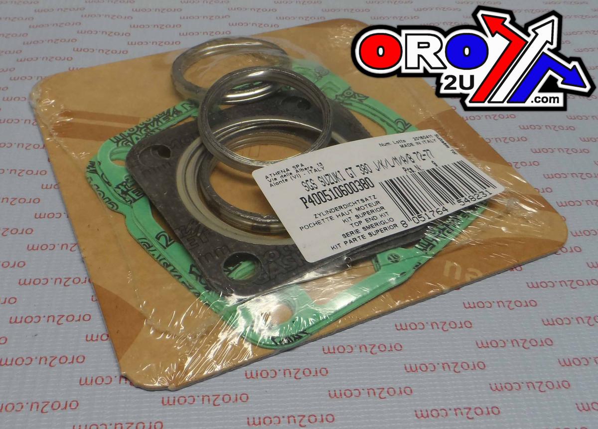 TOP END GASKET SET SUZUKI GT 380 72-77, ATHENA P400510600380