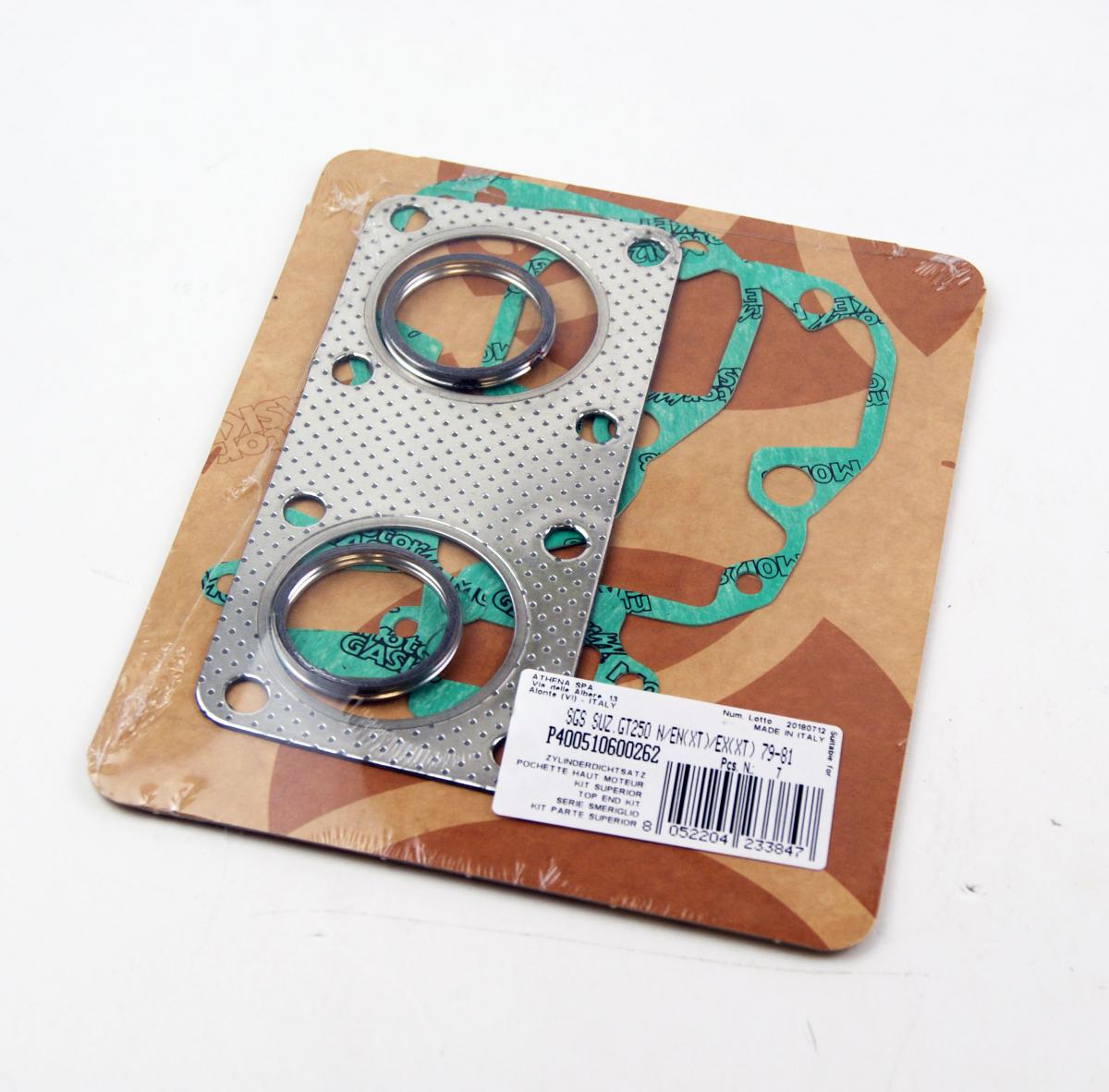 TOP END GASKET SET SUZUKI GT 250 78-85, ATHENA P400510600262