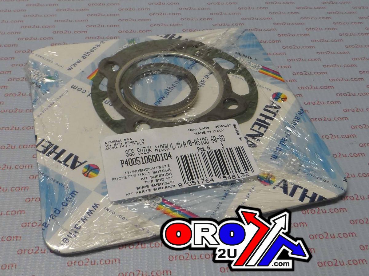 TOP END GASKET SET SUZUKI A/AS 100 68-80, ATHENA P400510600104