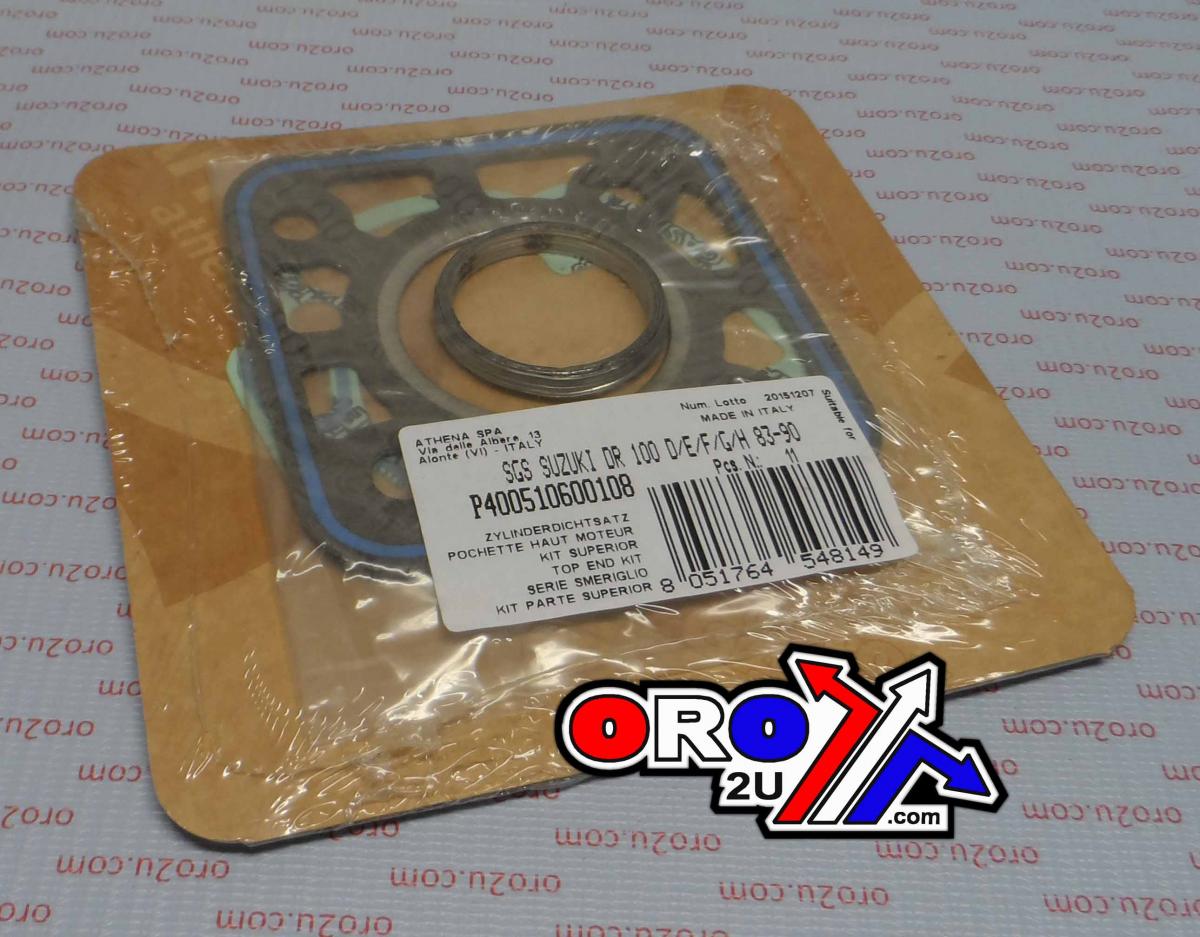 TOP END GASKET SET SUZUKI DR/SP 100 83-90, ATHENA P400510600108
