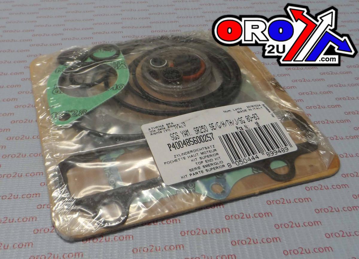 TOP END GASKET SET YAMAHA SR/TT/XT 250 80-83, ATHENA P400485600257