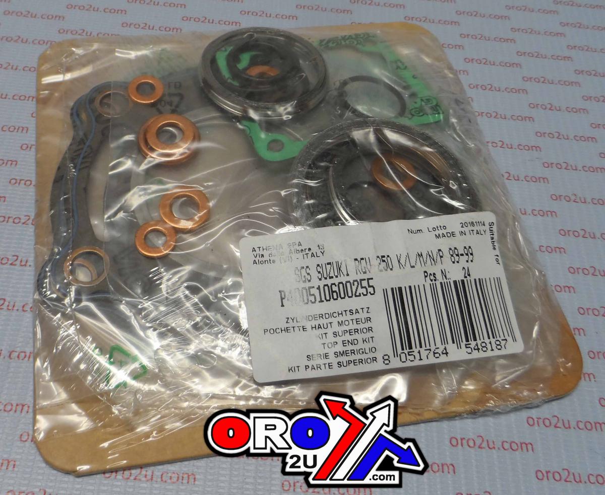 TOP END GASKET SET KAWASAKI 3CIL.S1 250 73-75, ATHENA P400250600255 TRIPLE