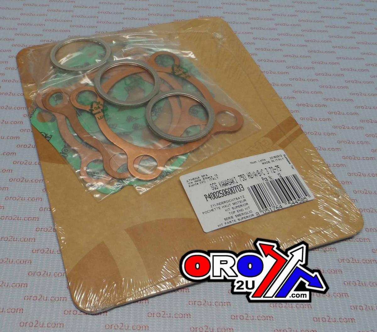 TOP END GASKET SET KAWASAKI H2750 72-75, ATHENA P400250600703