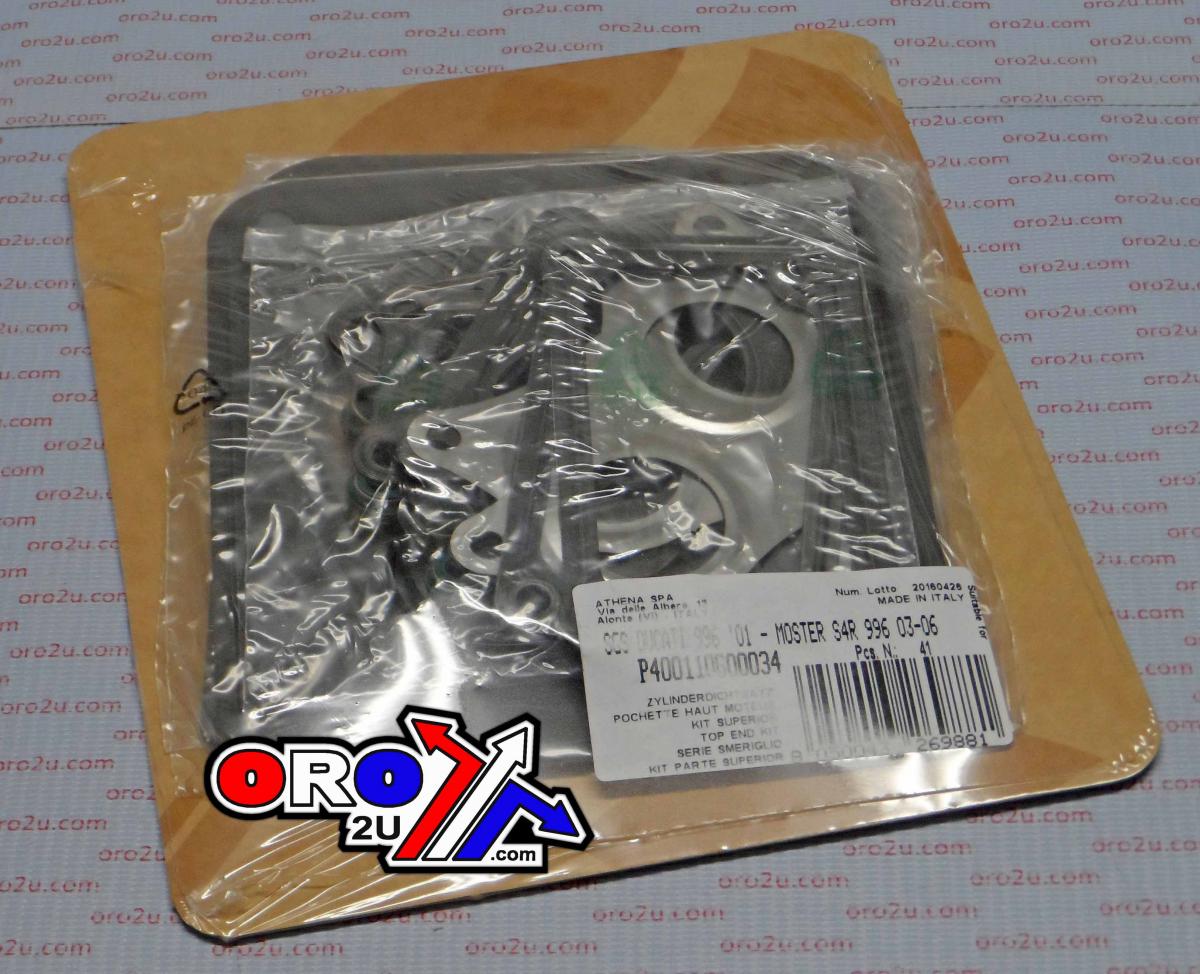 TOP END GASKET SET DUCATI 996 MONSTER ST4S 01-06, ATHENA P400110600034