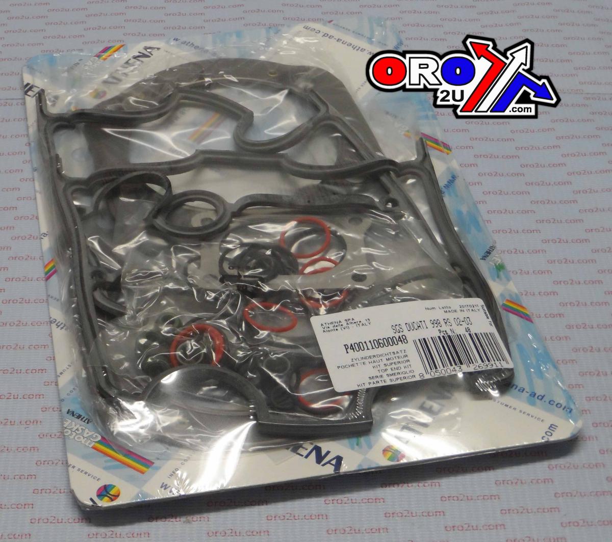 TOP ENDGASKET SET DUCATI 998 RS 02-03, ATHENA P400110600048