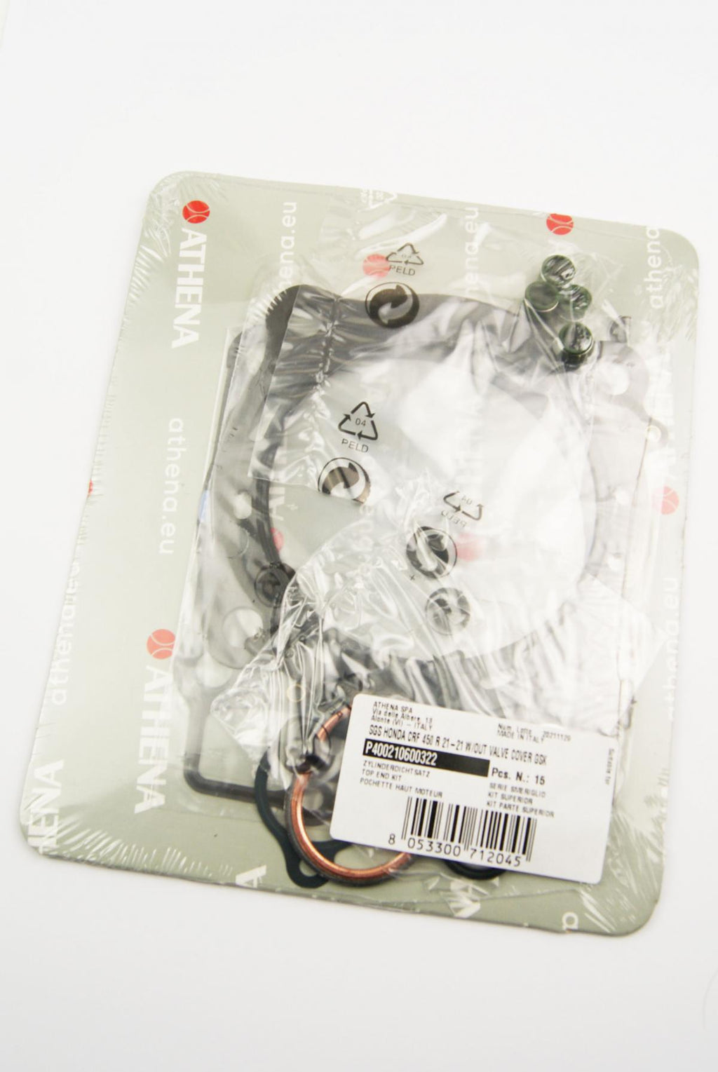 TOP END GASKET SET HONDA CRF 450 R/RX 21-25, ATHENA P400210600322