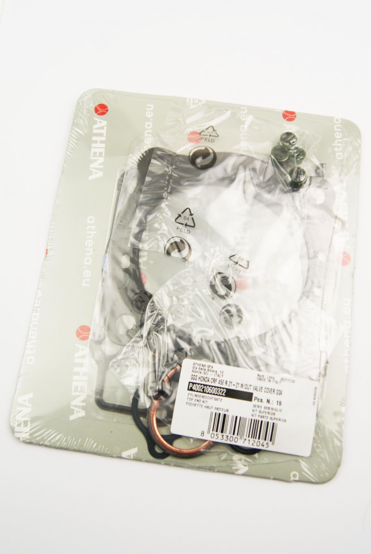 TOP END GASKET SET HONDA CRF 450 R/RX 21-25, ATHENA P400210600322