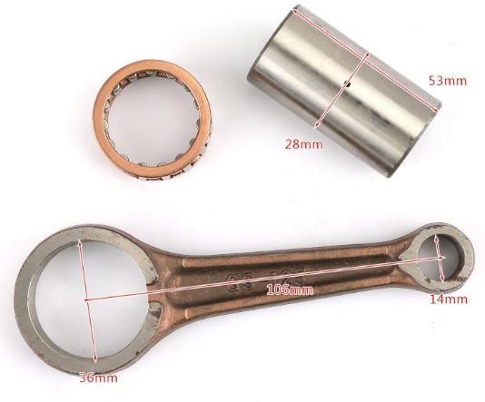 CONNECTING ROD KIT SUZUKI 82-17 100 125 GS GN TU GZ DR DRZ CS SP ALT LT