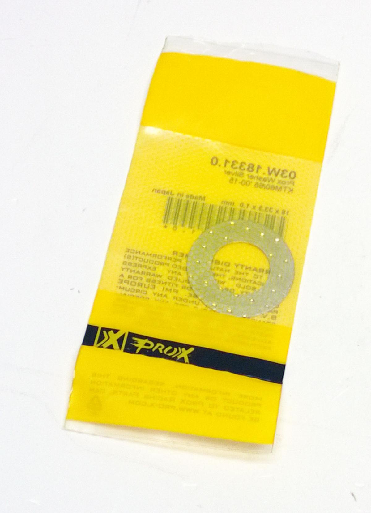 THRUST WASHER 18x33.5x1.0 EACH, PROX 03W.18331.0 SILVER