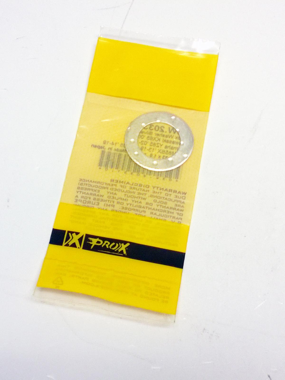 THRUST WASHER 20x33x1.0 EACH, PROX 03W.20331.0 SILVER