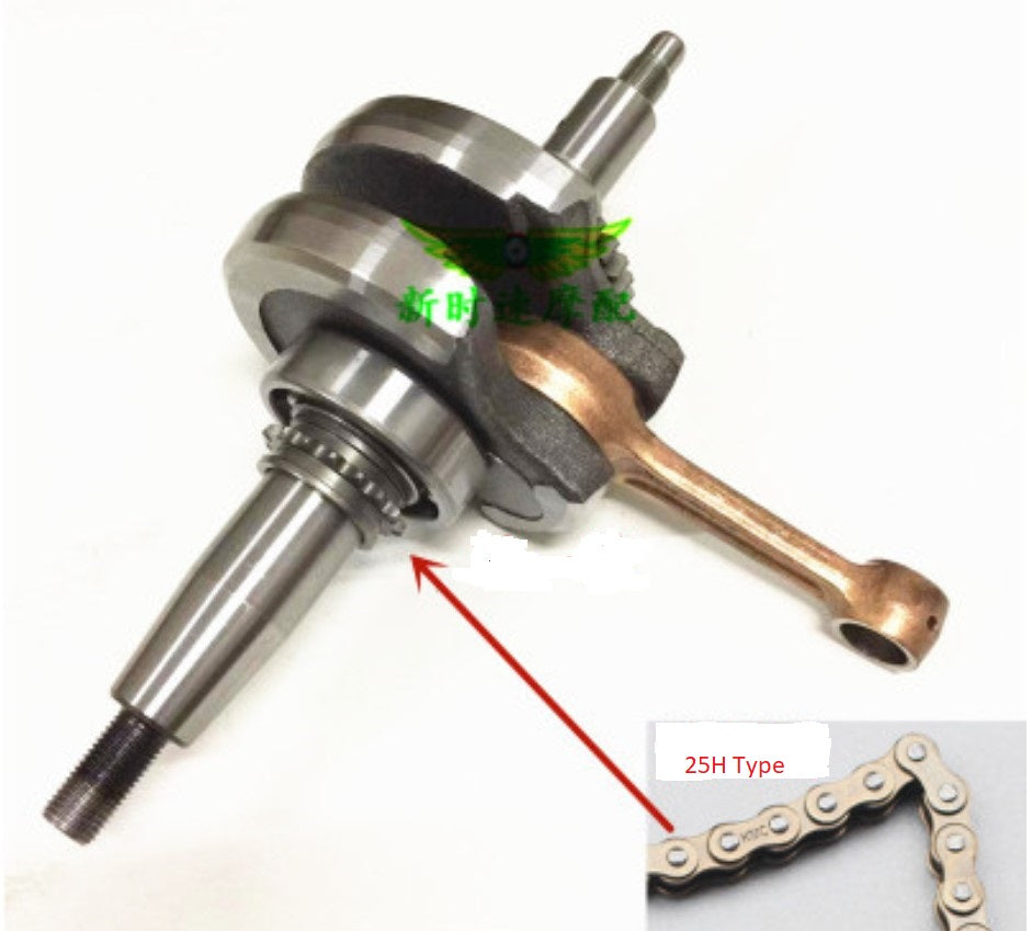 CRANKSHAFT EURO I 17T YAMAHA YBR125 TTR125 5VL-W1140-00-KD