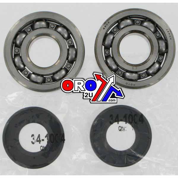 CRANKSHAFT BEARING & SEAL KIT, ALLBALLS 24-1006 KX65/80/85/10