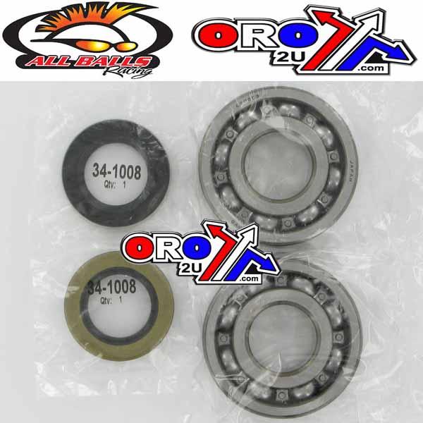 CRANKSHAFT BEARING & SEAL KIT, ALLBALLS 24-1011 KX500 83-04