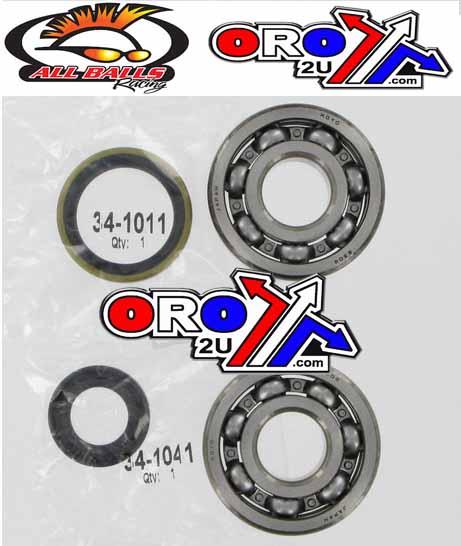 CRANKSHAFT BEARING & SEAL KIT, ALLBALLS 24-1014 RM80 RM85