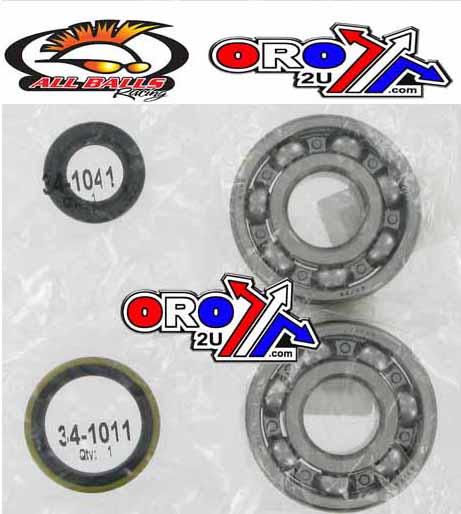 CRANKSHAFT BEARING & SEAL KIT, ALLBALLS 24-1016 RM125 89-08