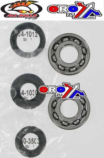 CRANKSHAFT BEARING & SEAL KIT, ALLBALLS 24-1022 YZ80 74-92