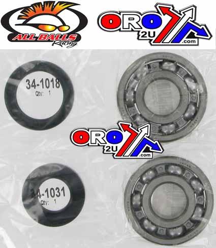 CRANKSHAFT BEARING & SEAL KIT, ALLBALLS 24-1024 YZ125 86-00
