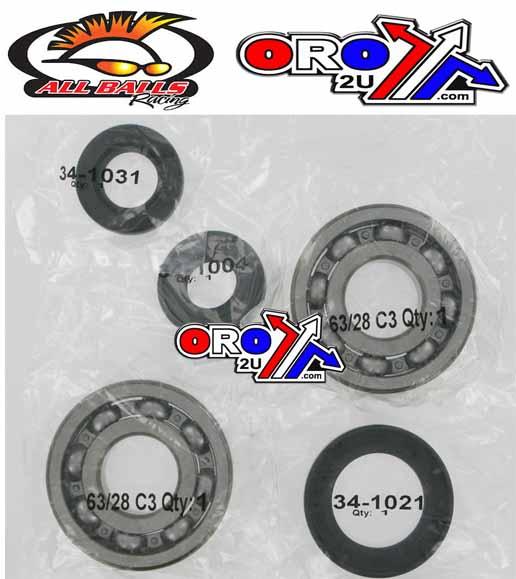 CRANKSHAFT BEARING & SEAL KIT, ALLBALLS 24-1028 YZ250 98-00