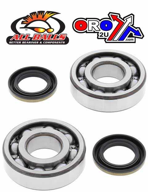 CRANKSHAFT BEARING & SEAL KIT, ALLBALLS 24-1045 KDX220 97-05