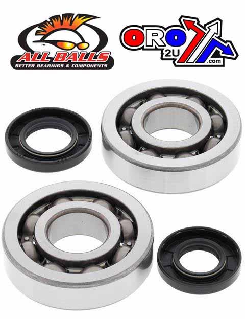 CRANKSHAFT BEARING & SEAL KIT, ALLBALLS 24-1047 KX250 02-07